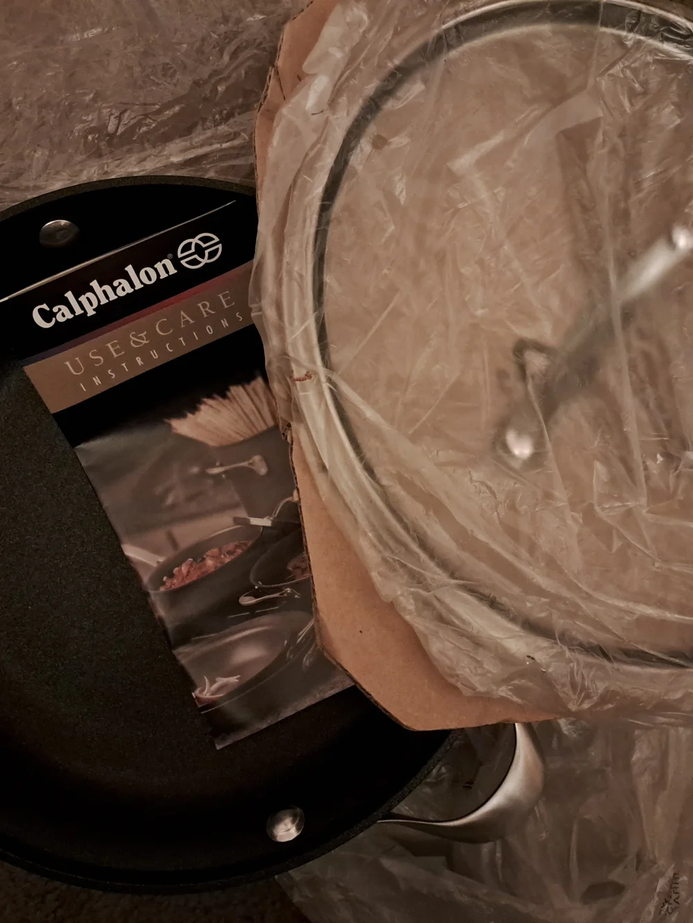 New In Box Calphalon Contemporary Nonstick Entertainer Pan - Black